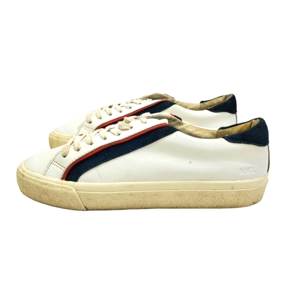 Madewell Sidewalk Sneakers Size 7.5 Women 6 Men's Leather Shoes - Picture 1 of 13